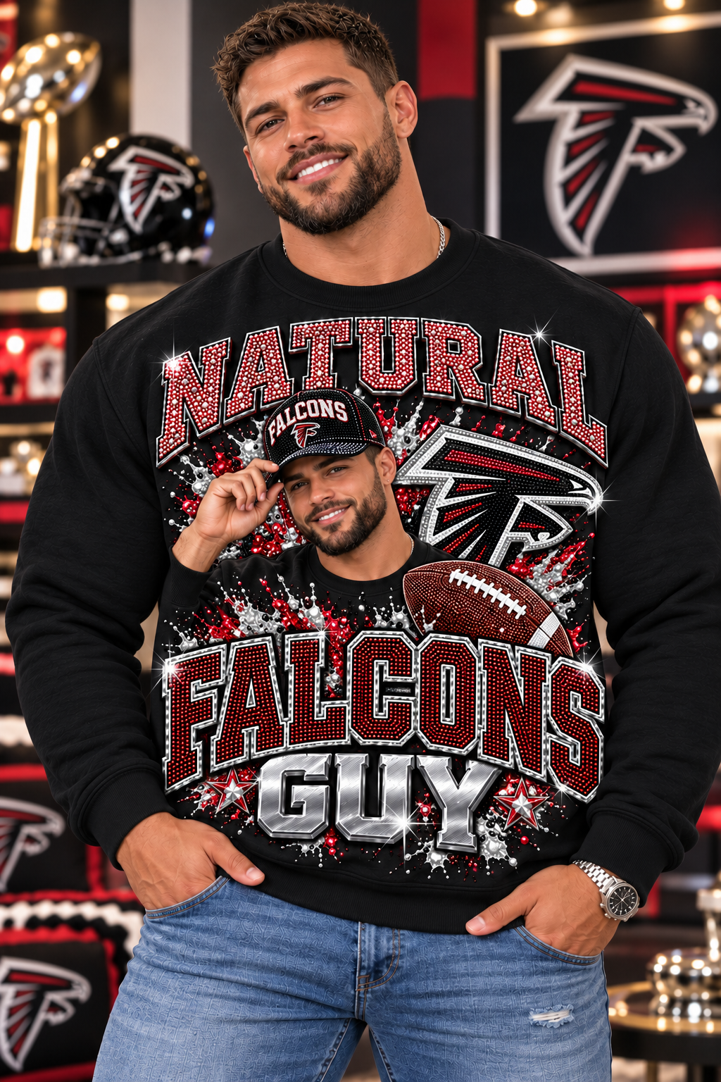NATURAL GIRL or GUY.......Personalized NFL Sweatshirts