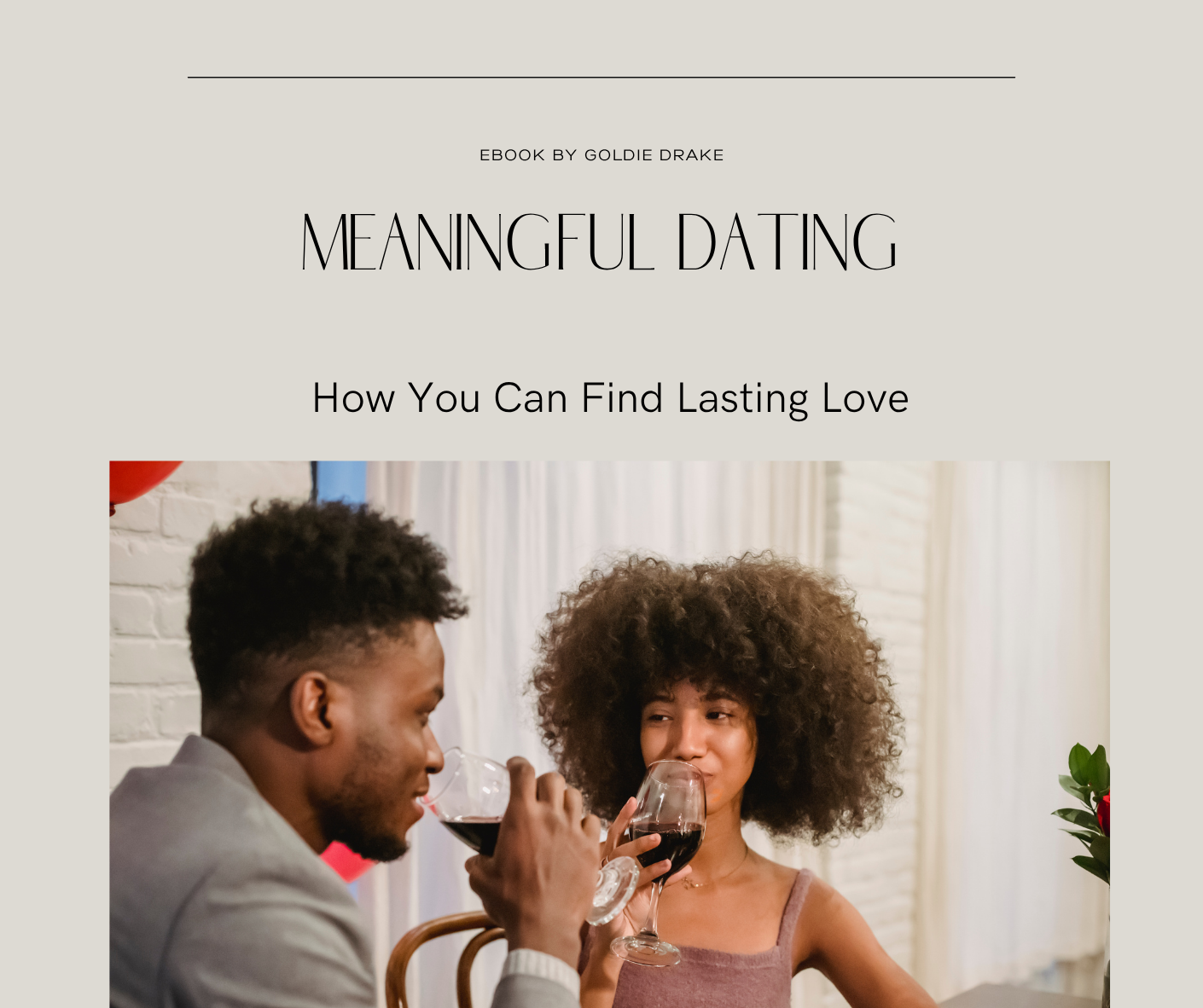 Meaningful Dating Ebook