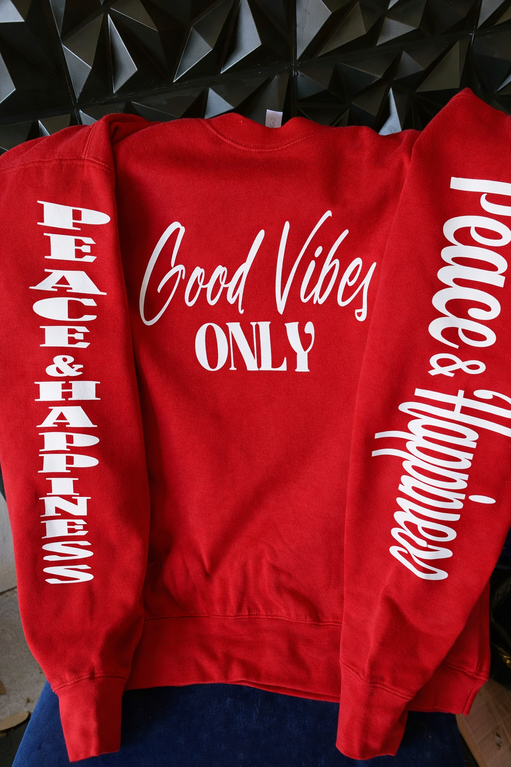Good Vibes ONLY Peace & Happiness Sweatshirt