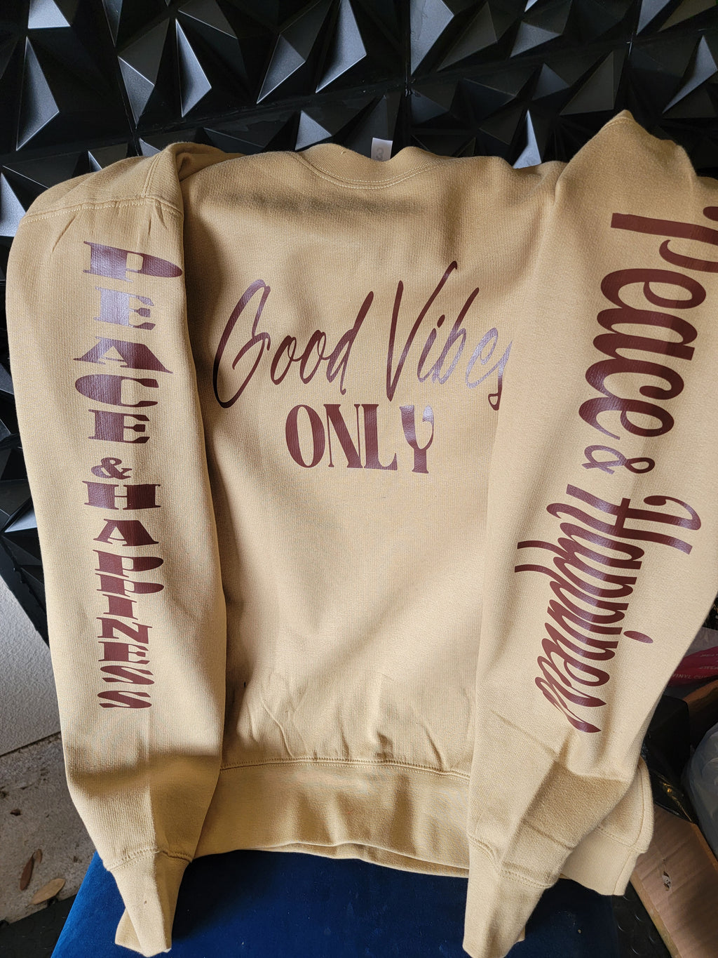 Good Vibes ONLY Peace & Happiness Sweatshirt