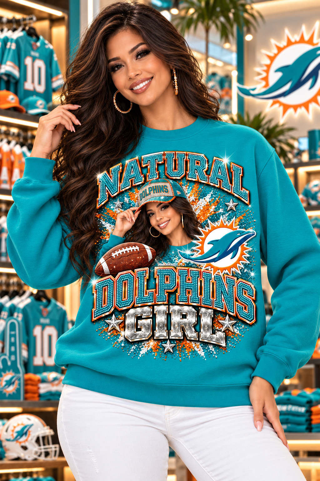 NATURAL GIRL or GUY.......Personalized NFL Sweatshirts