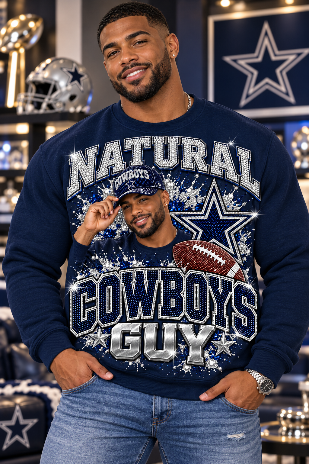 NATURAL GIRL or GUY.......Personalized NFL Sweatshirts