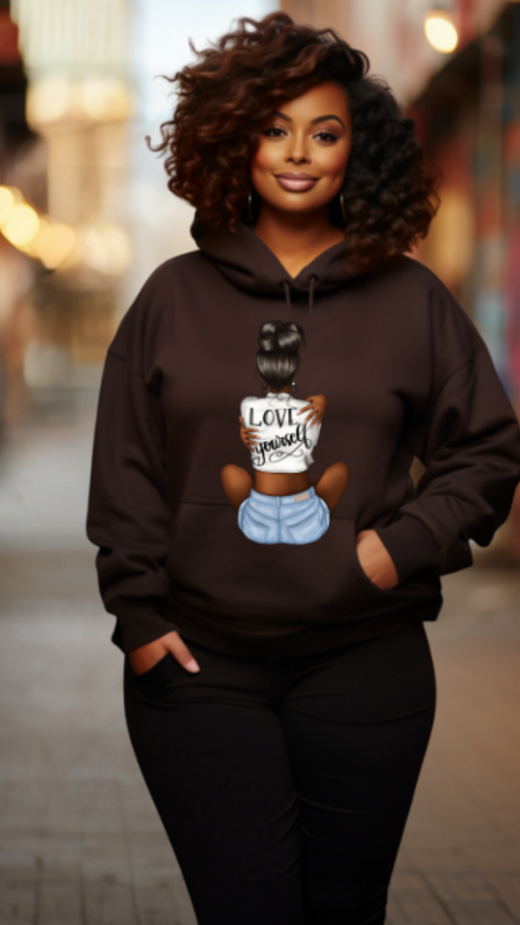 Pullover Love Yourself Hoodie