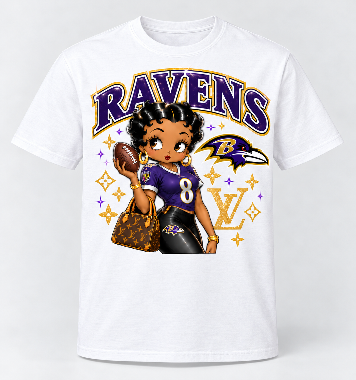 BettyBoop LV Ravens Tshirt