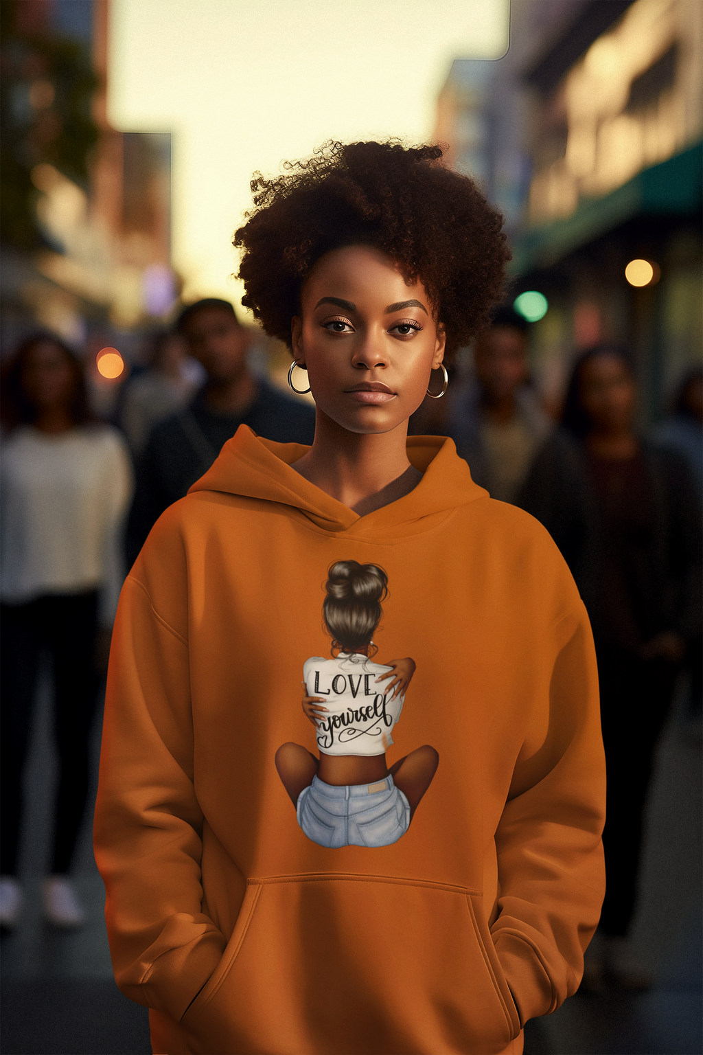 Pullover Love Yourself Hoodie